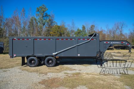 New 2026 NEW 102'' x 20' Dual Tandem 3 Stage Telescopic Gooseneck Dump Trlr w/ 48" High Sides