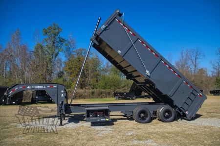 New 2026 NEW 102'' x 20' Dual Tandem 3 Stage Telescopic Gooseneck Dump Trlr w/ 48  High Sides