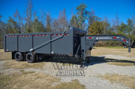 New 2026 NEW 102'' x 20' Dual Tandem 3 Stage Telescopic Gooseneck Dump Trlr w/ 48" High Sides