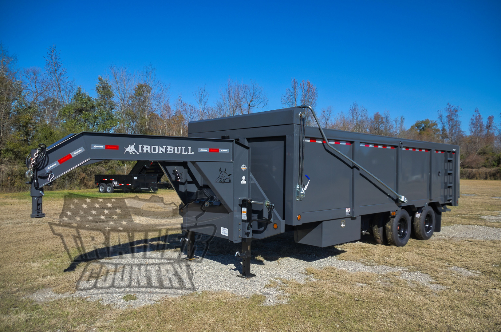 New 2026 NEW 102'' x 20' Dual Tandem 3 Stage Telescopic Gooseneck Dump Trlr w/ 48" High Sides