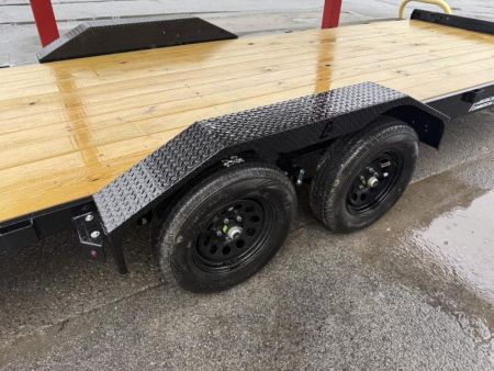 New 2026 Liberty Lc Car Hauler 18’ SLIDE OUT RAMPS TOOL BOX