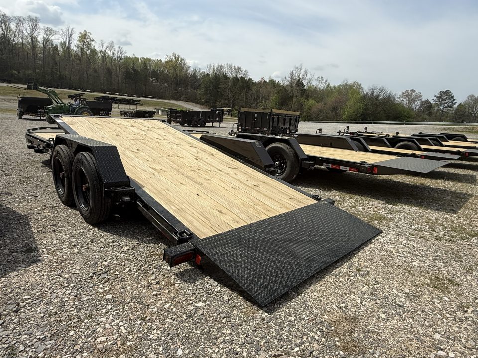 New 2027 Liberty LT16K 22’ Tilt Trailer, 17.5K GVWR, OIL BATH AXLES, FORK HOLDERS, TOOLBOX