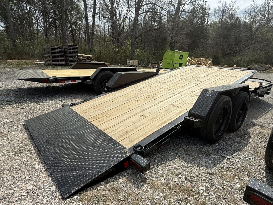 New 2027 Liberty LT16K 22’ Tilt Trailer, 17.5K GVWR, OIL BATH AXLES, FORK HOLDERS, TOOLBOX