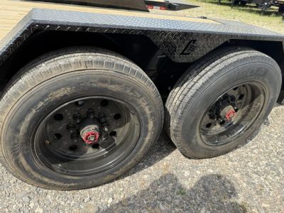 New 2027 Liberty LT16K 22’ Tilt Trailer, 17.5K GVWR, OIL BATH AXLES, FORK HOLDERS, TOOLBOX