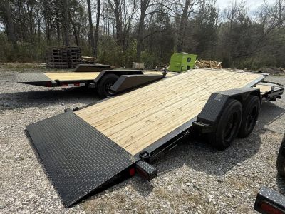 New 2027 Liberty LT16K 22’ Tilt Trailer, 17.5K GVWR, OIL BATH AXLES, FORK HOLDERS, TOOLBOX