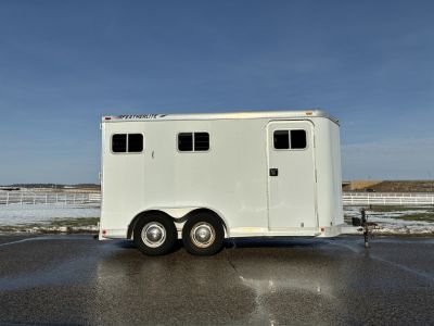 Used 1996 Featherlite 2 Horse Bumper Pull Horse Trailer