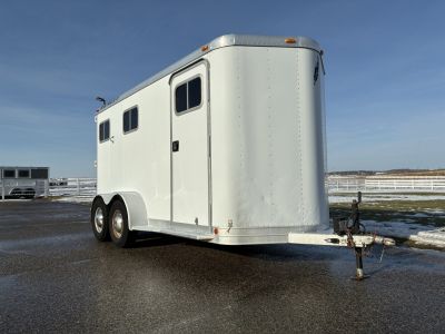 Used 1996 Featherlite 2 Horse Bumper Pull Horse Trailer