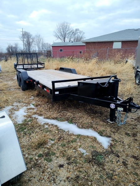 New 2026 Quality Steel and Aluminum 8320EH16K Equipment Trailer Hydraulic tiltbed