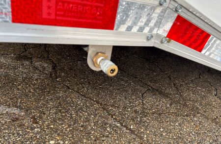 New 2026 Haulmark 28 FT EDGE ALUMINUM STACKER TRAILER W/ ESCAPE DOOR AND AWNINGS