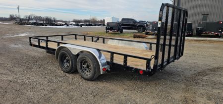 New 2026 PJ Trailers 83x16 10k Tandem Axle Channel Utility (UL) Utility Trailer