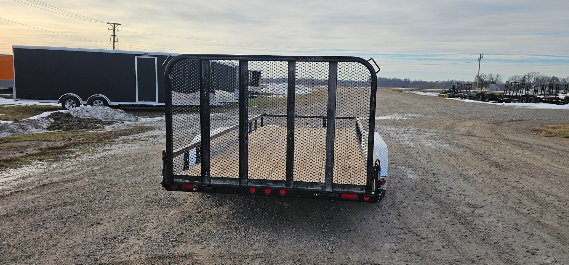 New 2026 PJ Trailers 83x16 10k Tandem Axle Channel Utility (UL) Utility Trailer