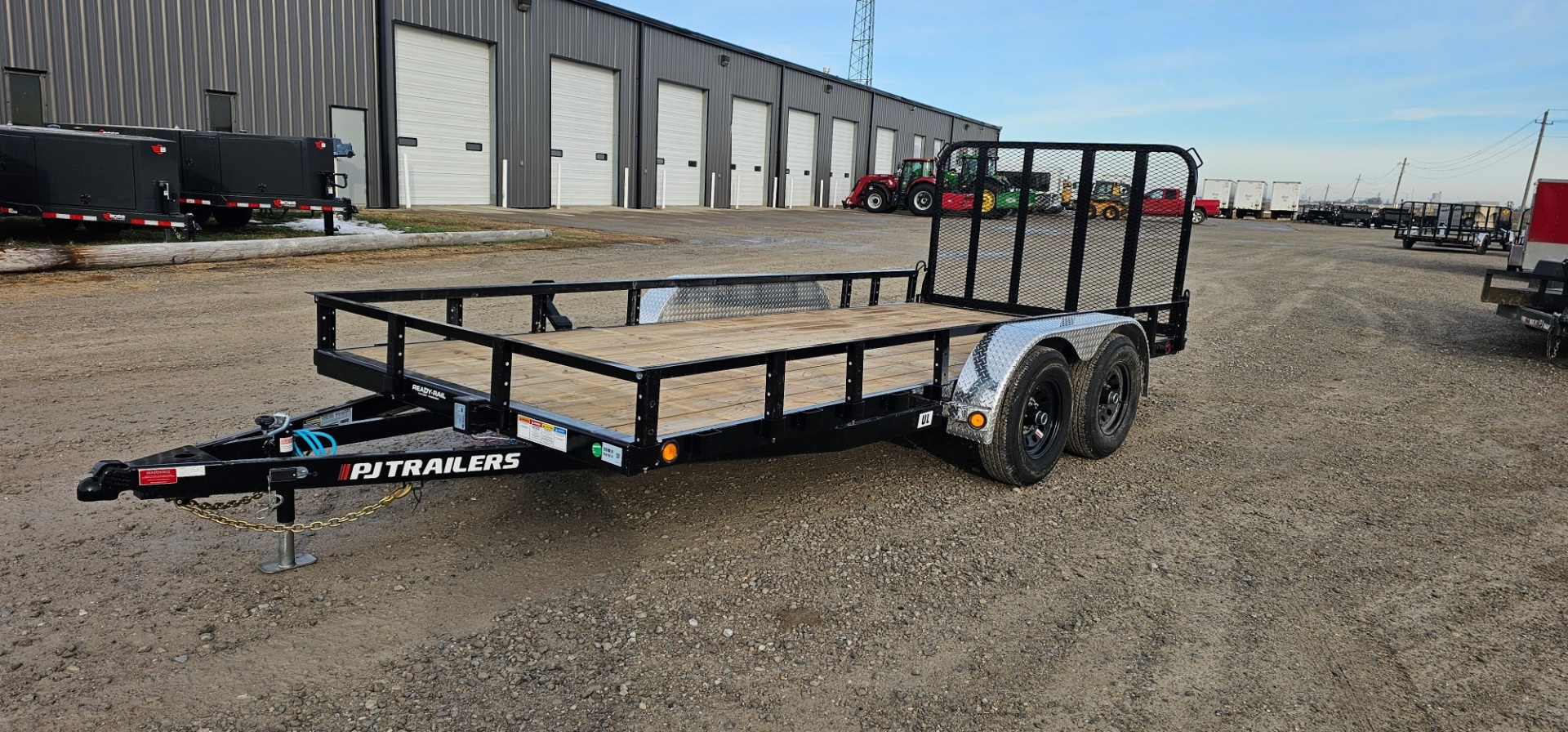 New 2026 PJ Trailers 83x16 10k Tandem Axle Channel Utility (UL) Utility Trailer
