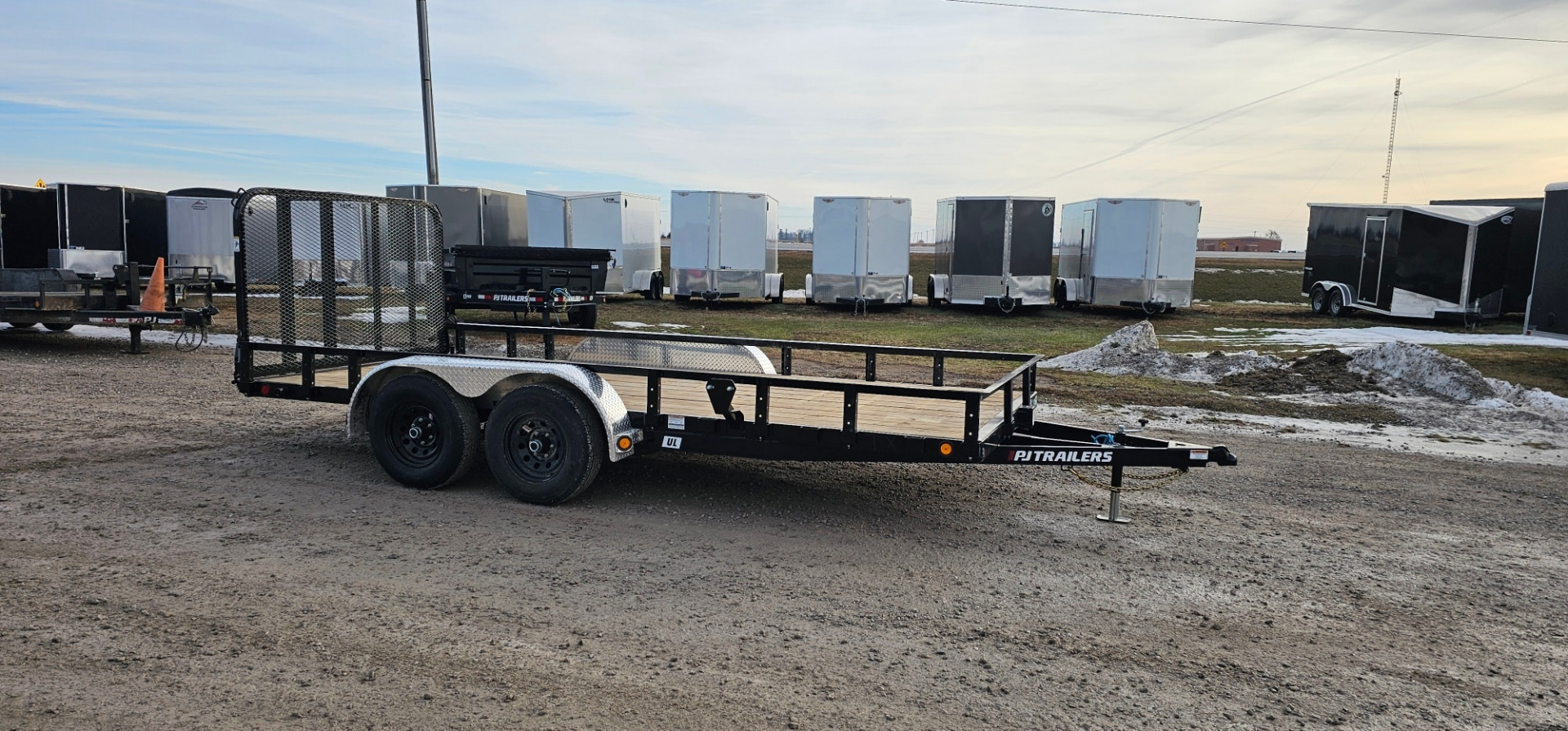 New 2026 PJ Trailers 83x16 10k Tandem Axle Channel Utility (UL) Utility Trailer