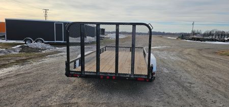 New 2026 PJ Trailers 83x16 10k Tandem Axle Channel Utility (UL) Utility Trailer