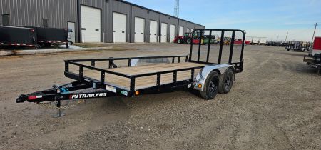 New 2026 PJ Trailers 83x16 10k Tandem Axle Channel Utility (UL) Utility Trailer