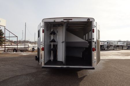 Used 2013 Bison Trailers 3 Place LQ W/Slide-out Horse Trailer
