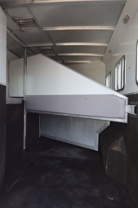 Used 2013 Bison Trailers 3 Place LQ W/Slide-out Horse Trailer