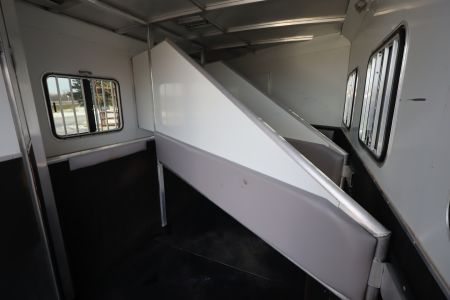 Used 2013 Bison Trailers 3 Place LQ W/Slide-out Horse Trailer