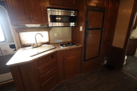 Used 2013 Bison Trailers 3 Place LQ W/Slide-out Horse Trailer