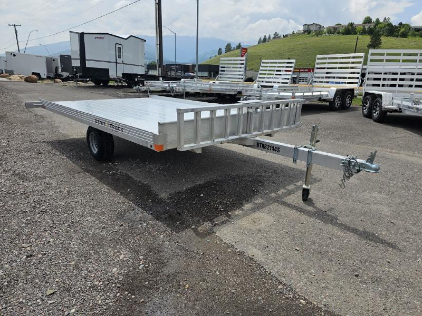 New 2023 Bear Track 82"x12' Deckover Utility Trailer