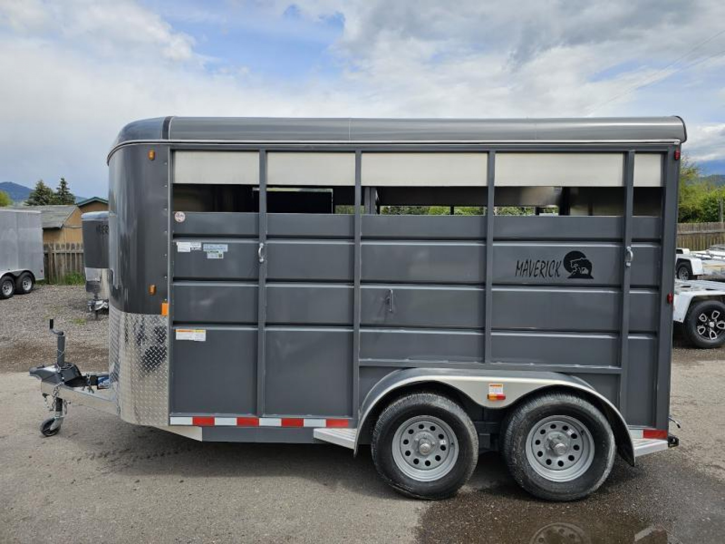 New 2025 Maverick 14' Stock Trailer