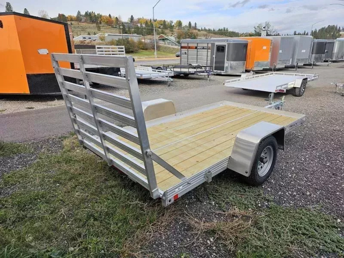 New 2025 Bear Track 65"x10' Aluminum Utility Trailer