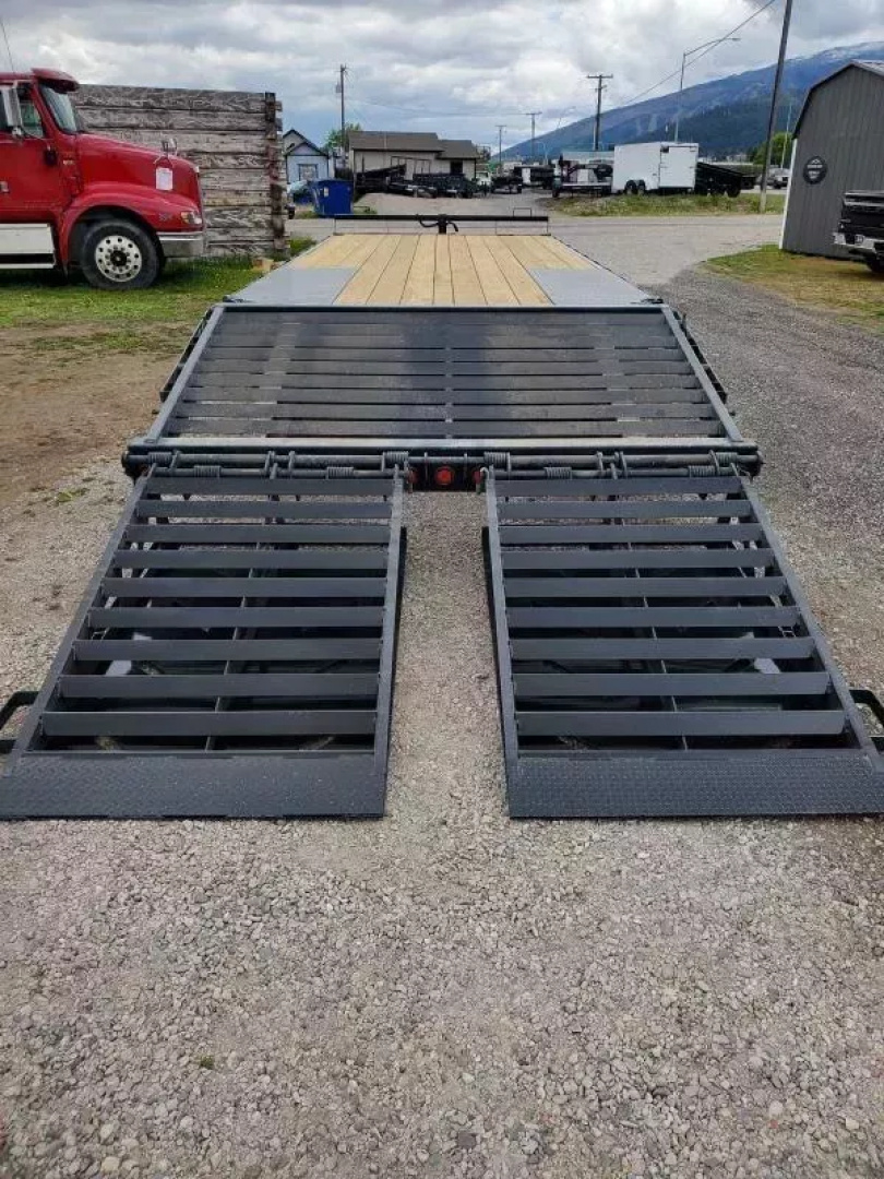 New 2026 Iron Bull 8.5' x 25' 14k Deckover Flatbed Trailer