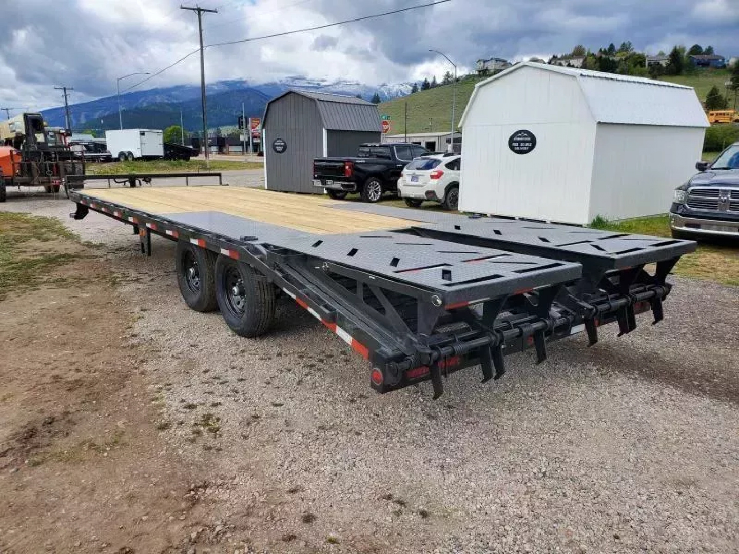New 2026 Iron Bull 8.5' x 25' 14k Deckover Flatbed Trailer