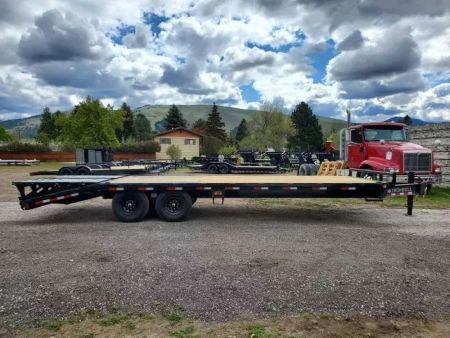 New 2026 Iron Bull 8.5' x 25' 14k Deckover Flatbed Trailer