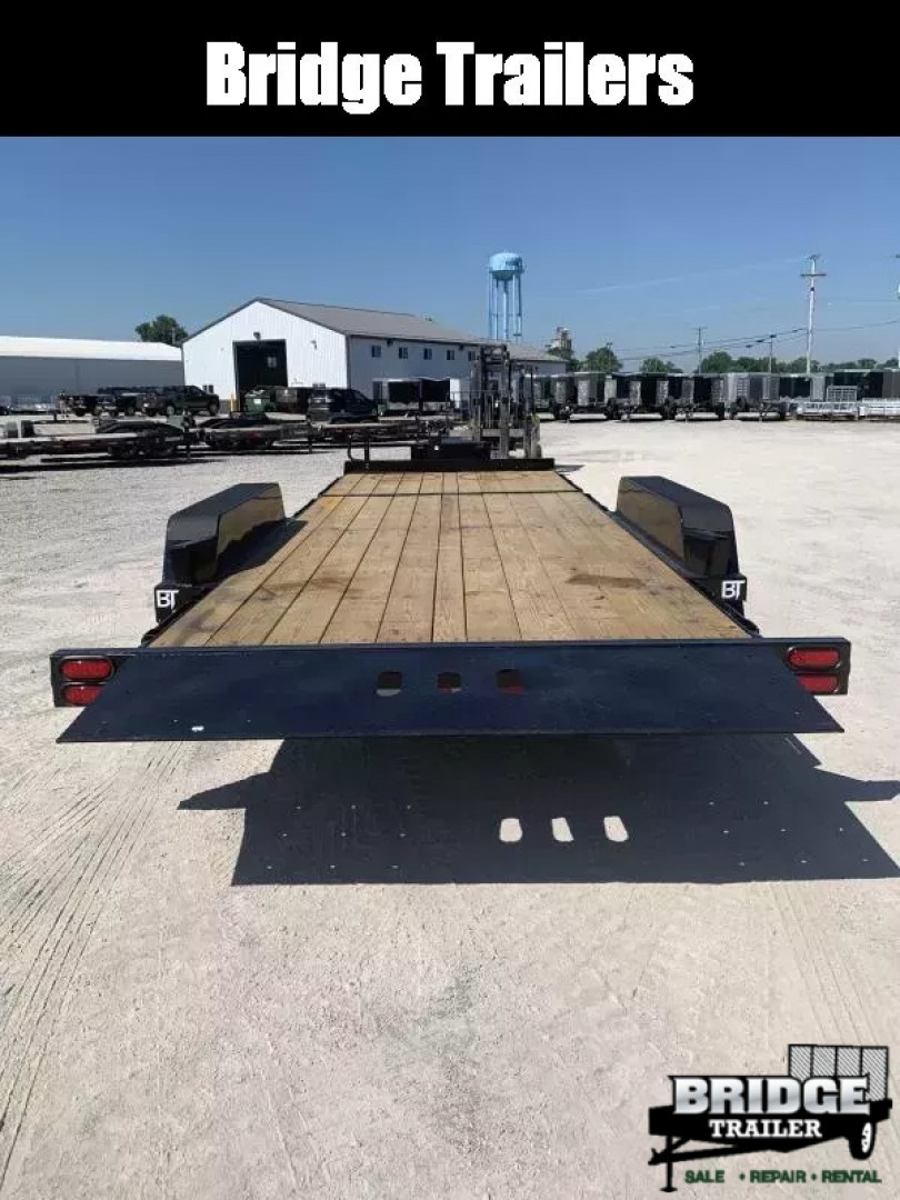 New 2026 Model Year Clearance Behnke TBCT2220ET (83" X 22') 20K Partial Tilt Equipment Trailer