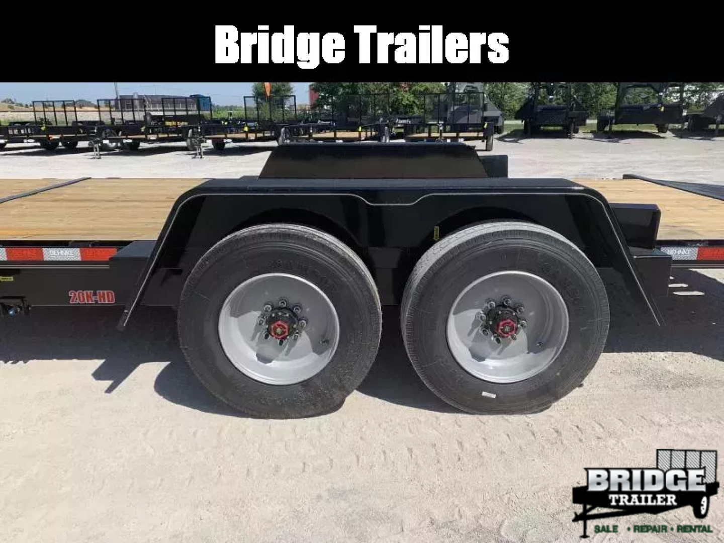 New 2026 Model Year Clearance Behnke TBCT2220ET (83" X 22') 20K Partial Tilt Equipment Trailer