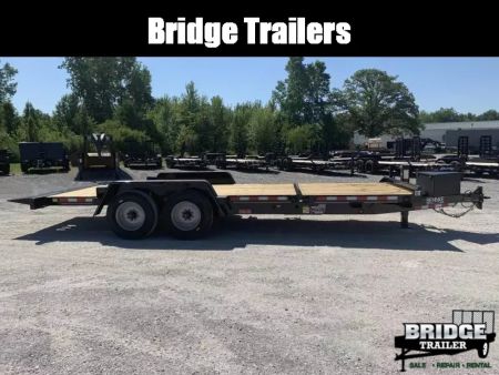 New 2026 Model Year Clearance Behnke TBCT2220ET (83" X 22') 20K Partial Tilt Equipment Trailer