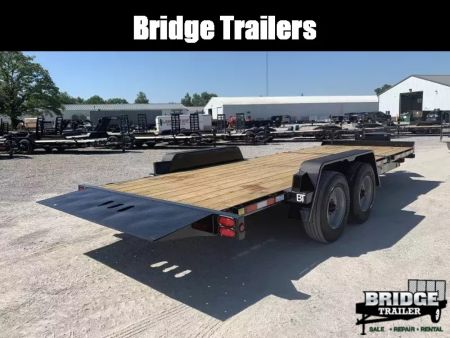 New 2026 Model Year Clearance Behnke TBCT2220ET (83" X 22') 20K Partial Tilt Equipment Trailer