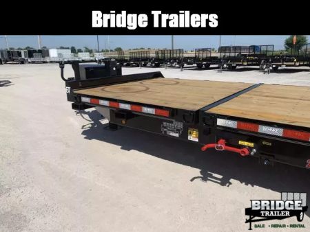 New 2026 Model Year Clearance Behnke TBCT2220ET (83" X 22') 20K Partial Tilt Equipment Trailer