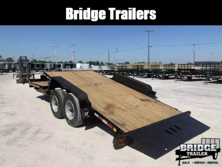 New 2026 Model Year Clearance Behnke TBCT2220ET (83" X 22') 20K Partial Tilt Equipment Trailer