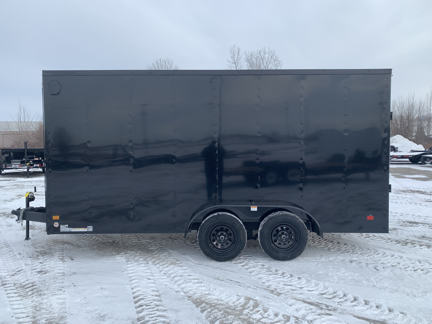 New 2026 Darkhorse Cargo DHW7X16TA35 (7' X 16') 7K V-Nose Cargo / Enclosed Trailer