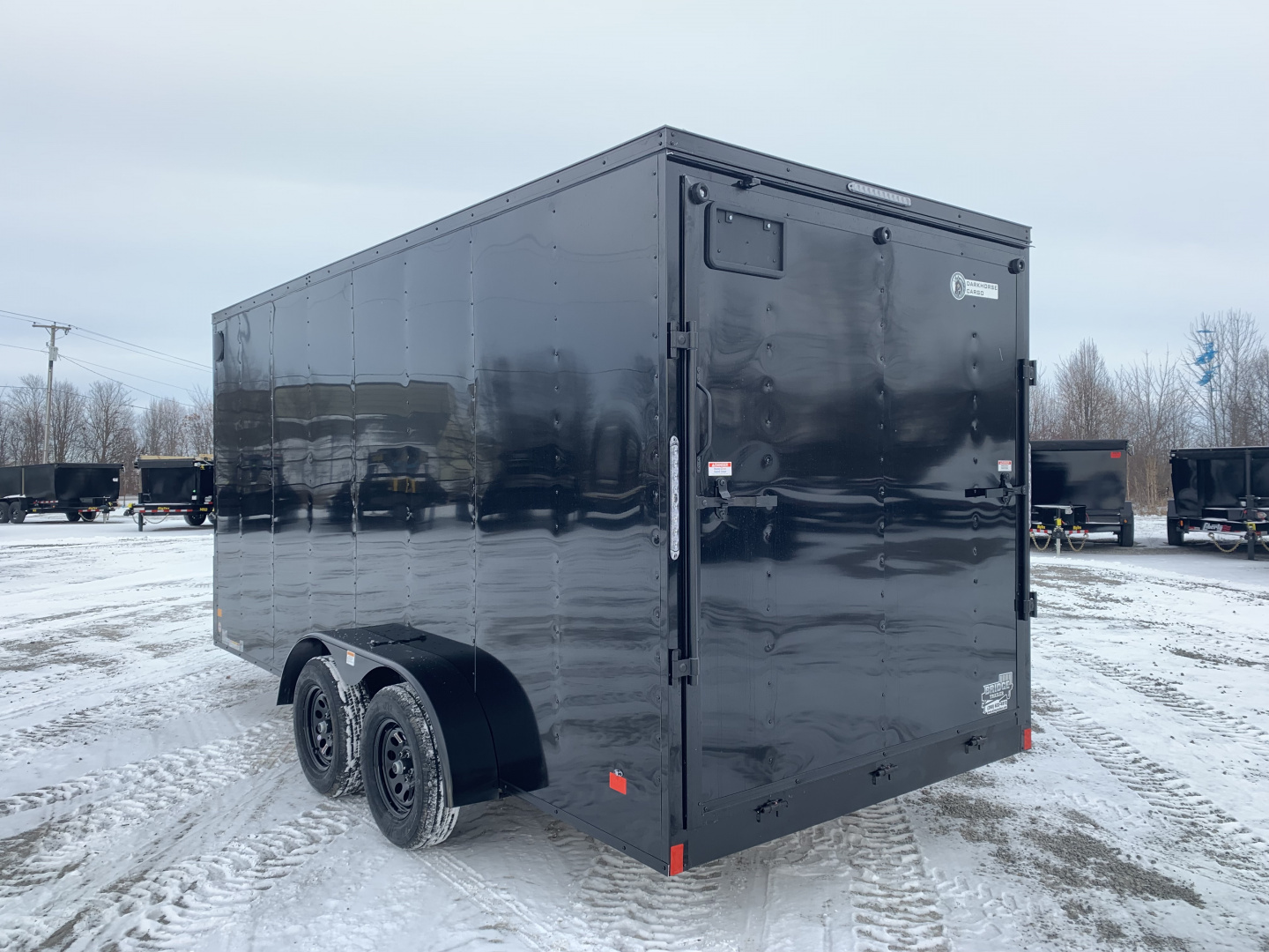 New 2026 Darkhorse Cargo DHW7X16TA35 (7' X 16') 7K V-Nose Cargo / Enclosed Trailer