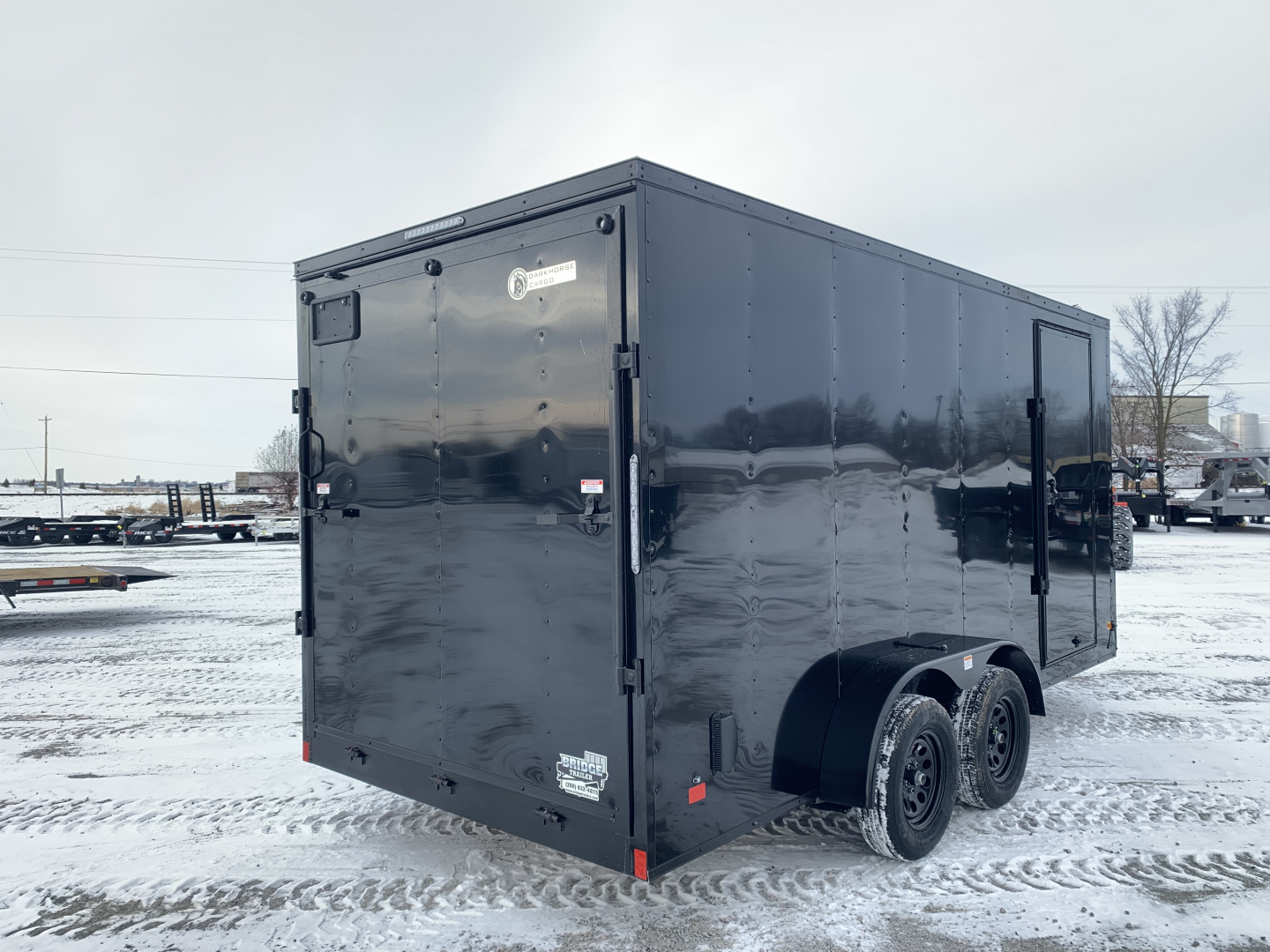 New 2026 Darkhorse Cargo DHW7X16TA35 (7' X 16') 7K V-Nose Cargo / Enclosed Trailer