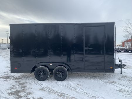 New 2026 Darkhorse Cargo DHW7X16TA35 (7' X 16') 7K V-Nose Cargo / Enclosed Trailer