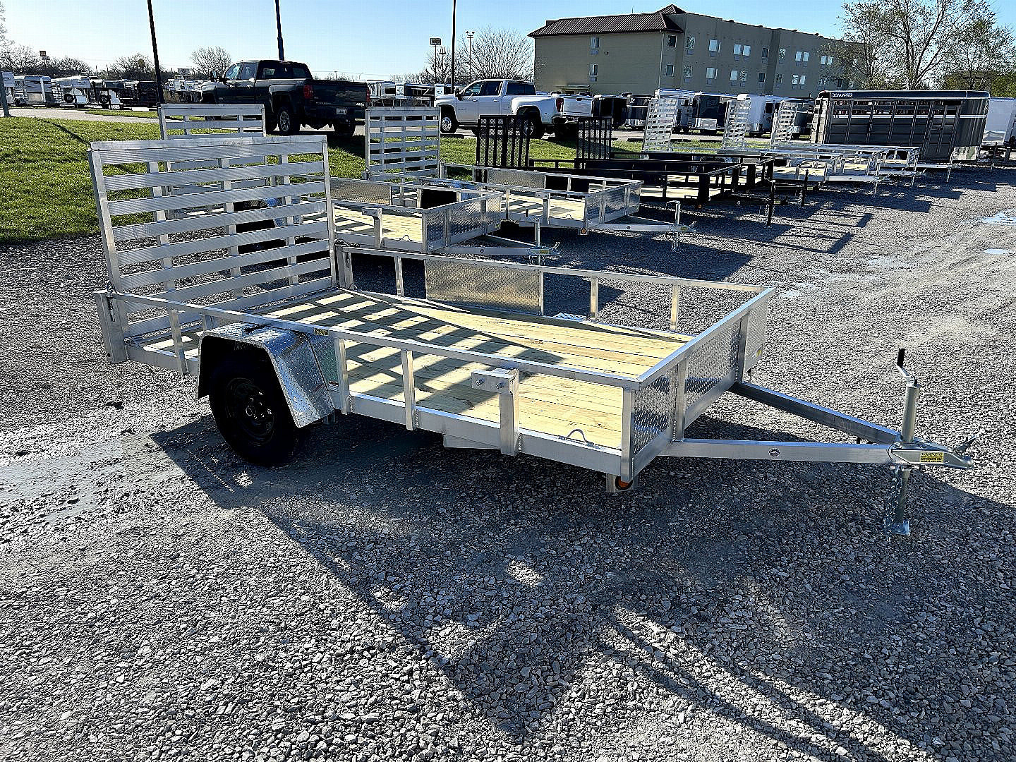 New 2026 QUALITY STEEL AND ALUMINUM 82"x12' Aluminum Utility Trailer