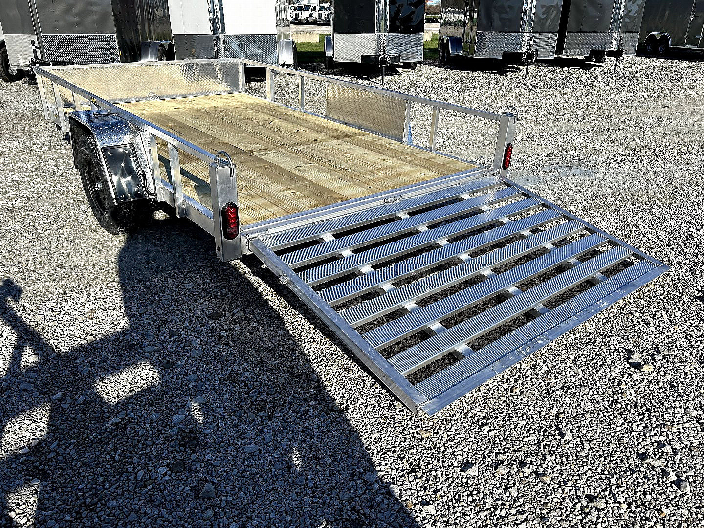 New 2026 QUALITY STEEL AND ALUMINUM 82"x12' Aluminum Utility Trailer