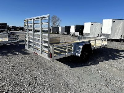 New 2026 QUALITY STEEL AND ALUMINUM 82"x12' Aluminum Utility Trailer