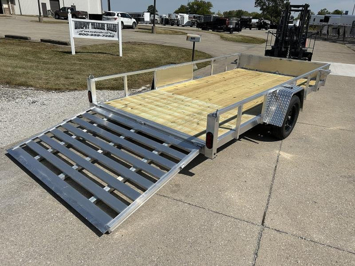 New 2027 Quality Steel and Aluminum 82"x14' Aluminum Utility Trailer
