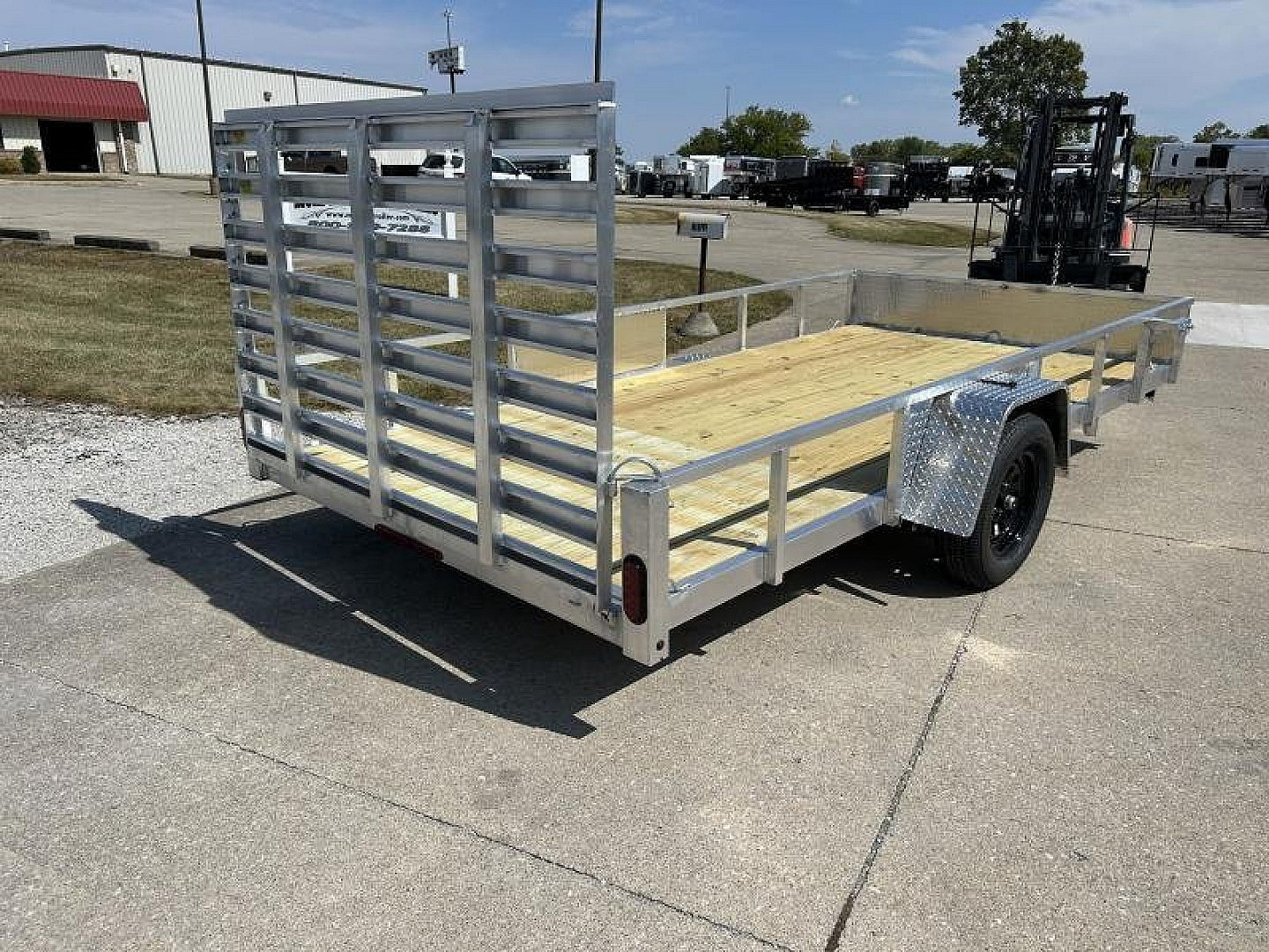 New 2027 Quality Steel and Aluminum 82"x14' Aluminum Utility Trailer