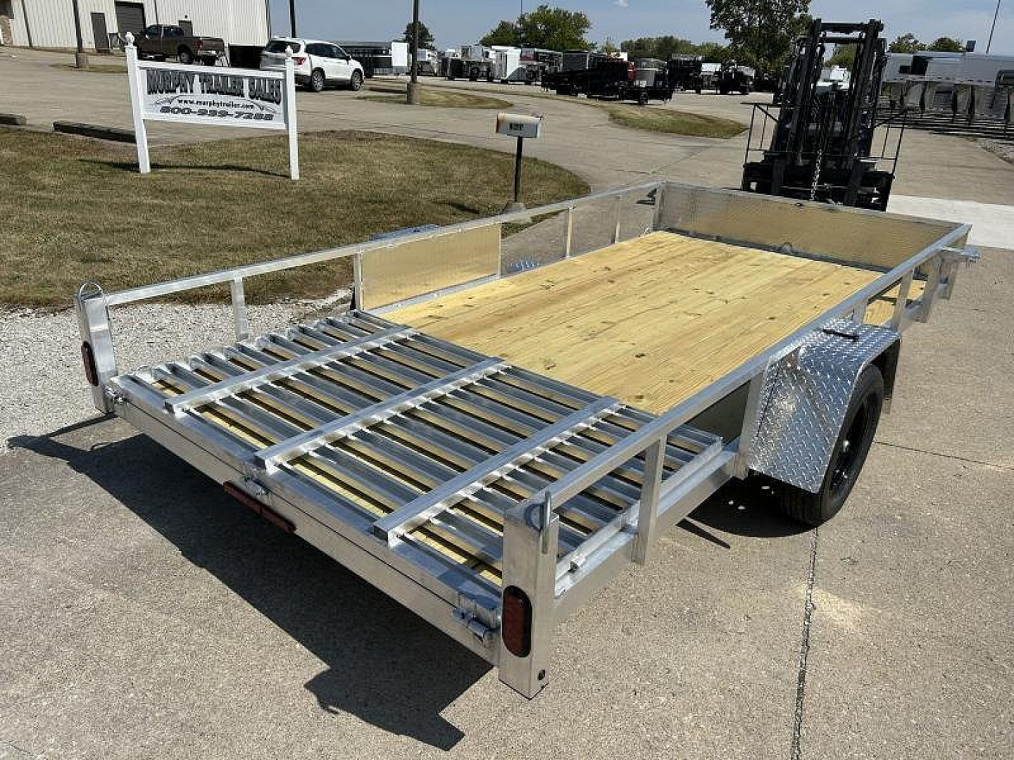 New 2027 Quality Steel and Aluminum 82"x14' Aluminum Utility Trailer