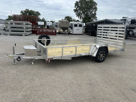 New 2026 QUALITY STEEL AND ALUMINUM 82"x14' Aluminum Utility Trailer