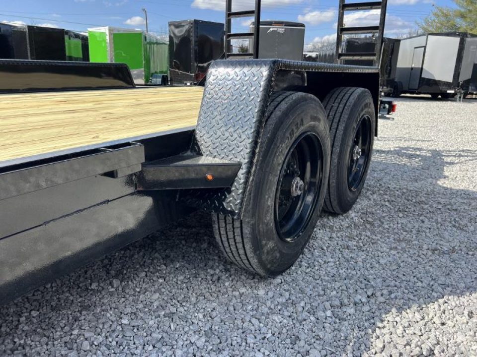 New 2024 Triple Crown Trailers 7X18 EQUIPMENT TRAILER 16K GVWR Equipment Trailer