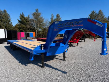 New 2025 Horizon Trailers 102X30 GOOSENECK 26K GVWR Flatbed Trailer