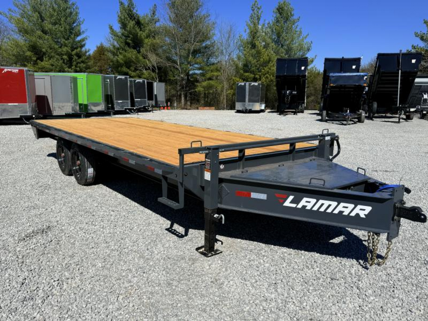 New 2025 Lamar 102X20 EQUIPMENT TRAILER 16K GVWR