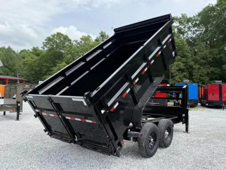 New 2025 LOAD TRAIL 7X14 GOOSENECK (4FT WALL) DUMP TRAILER